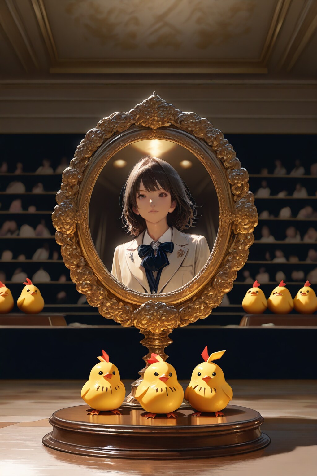 博物館のひよこ