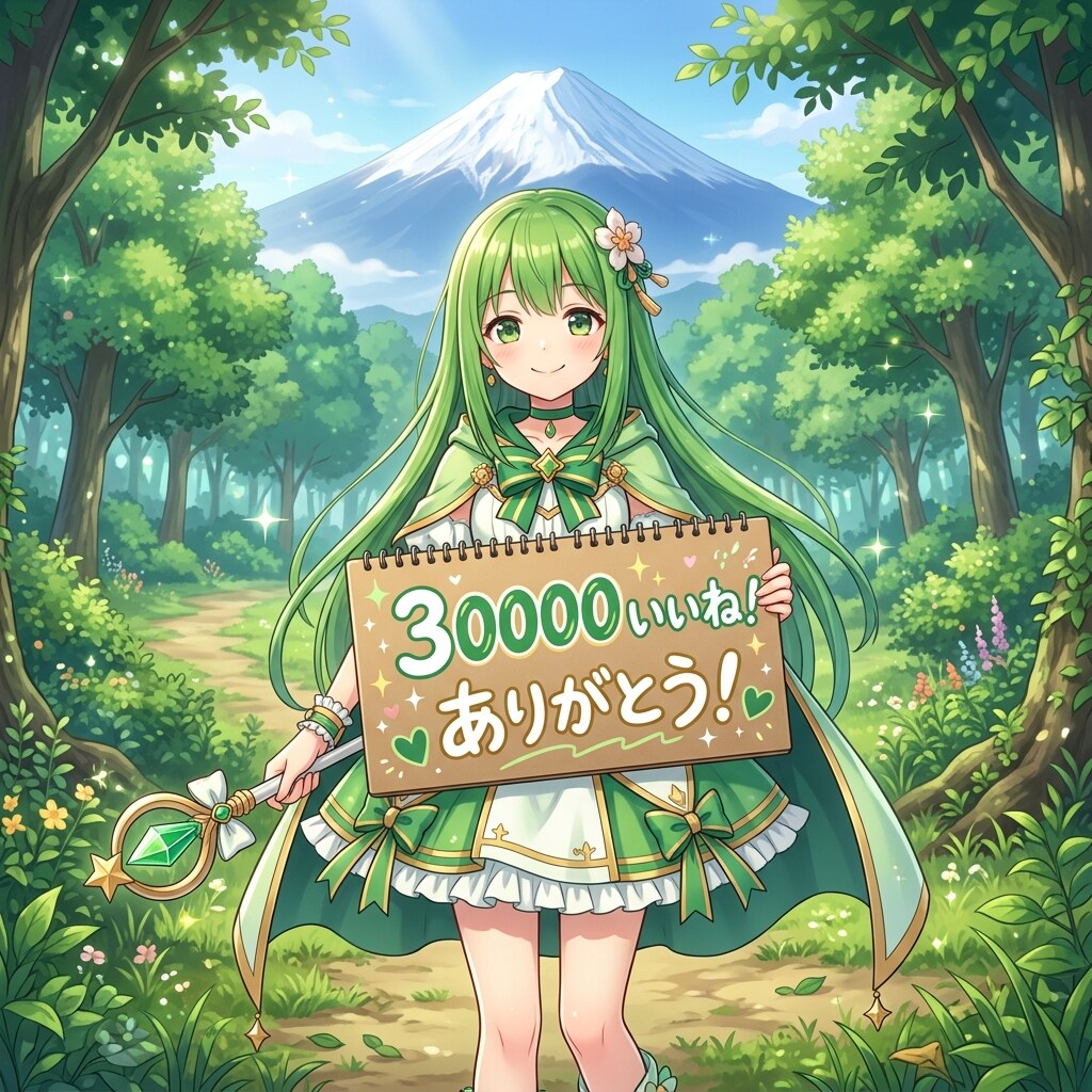 青木ヶ原からお礼申し上げます！【30000いいね！感謝のお礼】 | の人気AIイラスト・グラビア