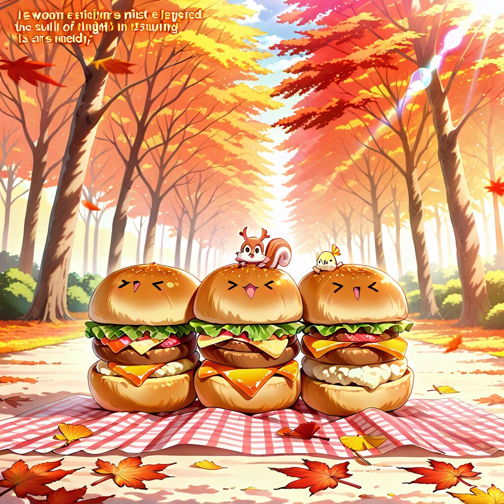 🍔迫る謎のハンバーガー生命体🍔これから挟まれるのは—— おいしそうで目が離せない私たち!?