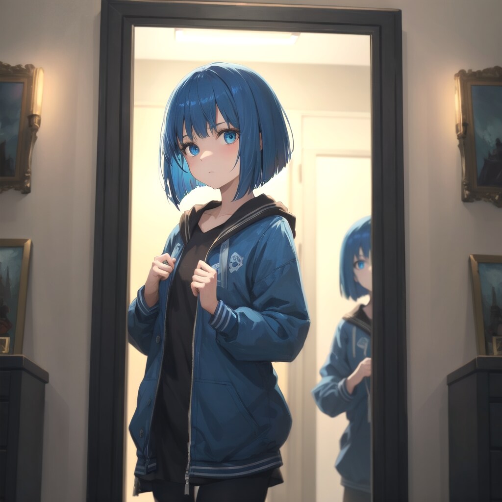 鏡の中のわたし