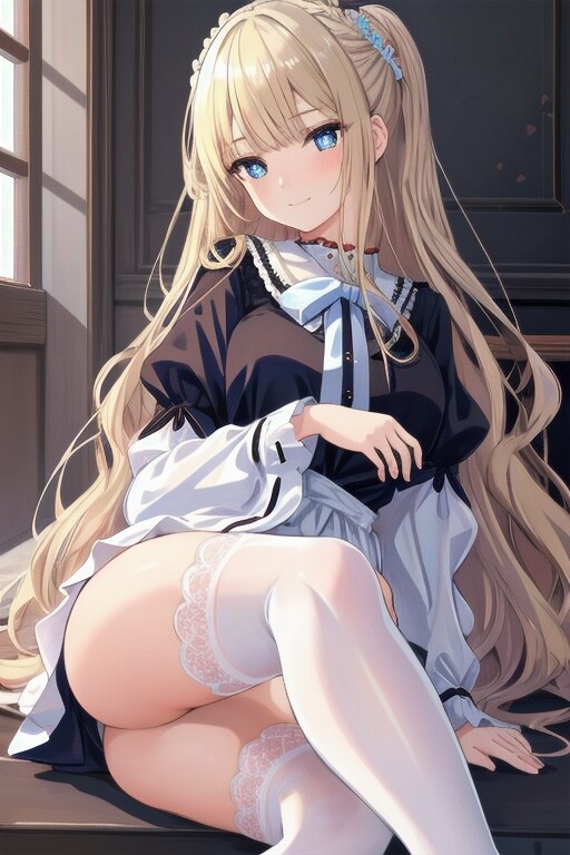 blonde hair girl test 2