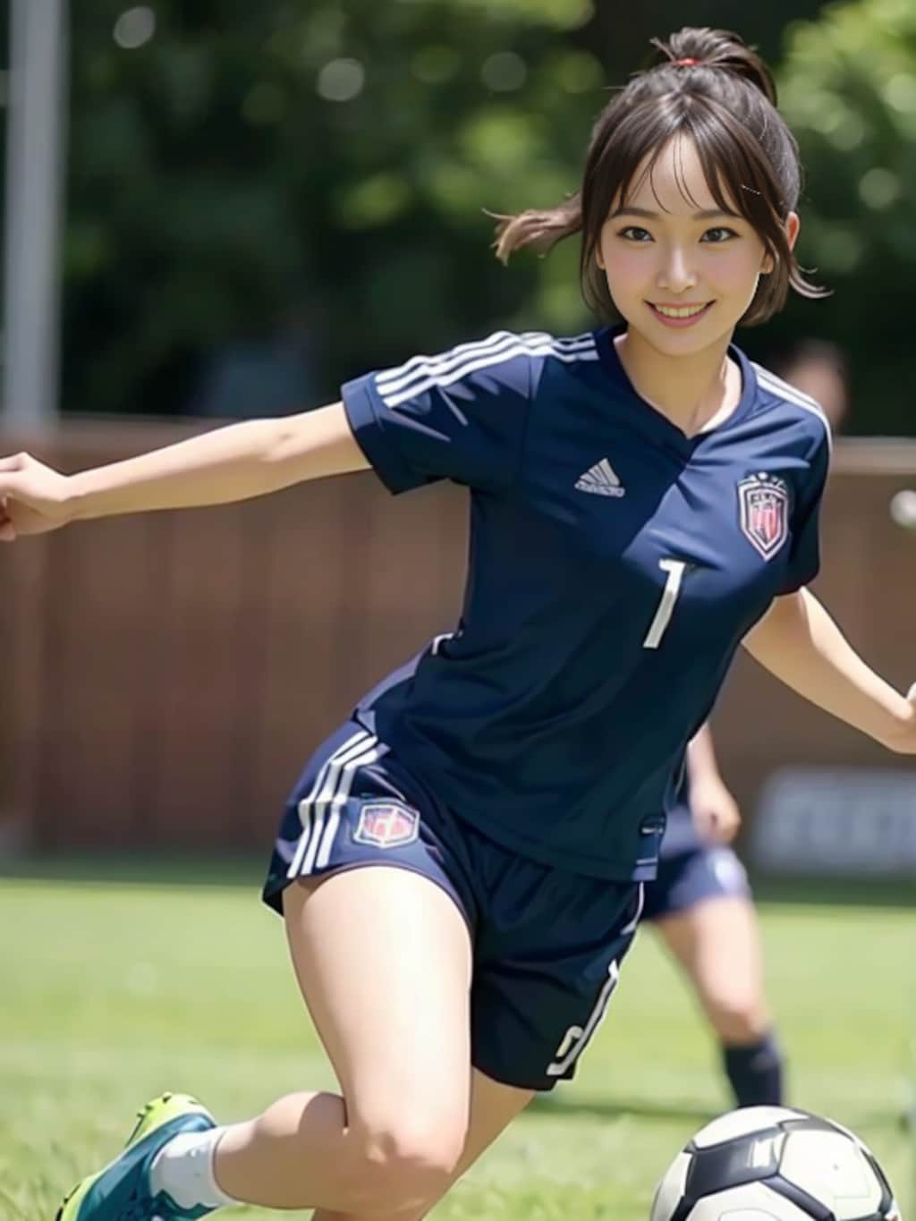 サッカー女子(歓喜のゴール)♡