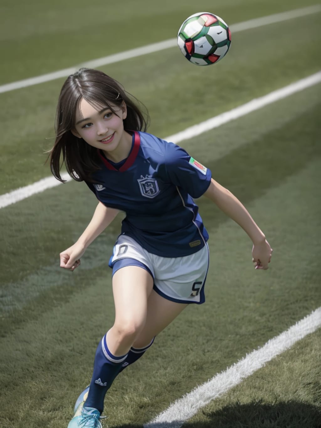 サッカー女子(歓喜のゴール)♡