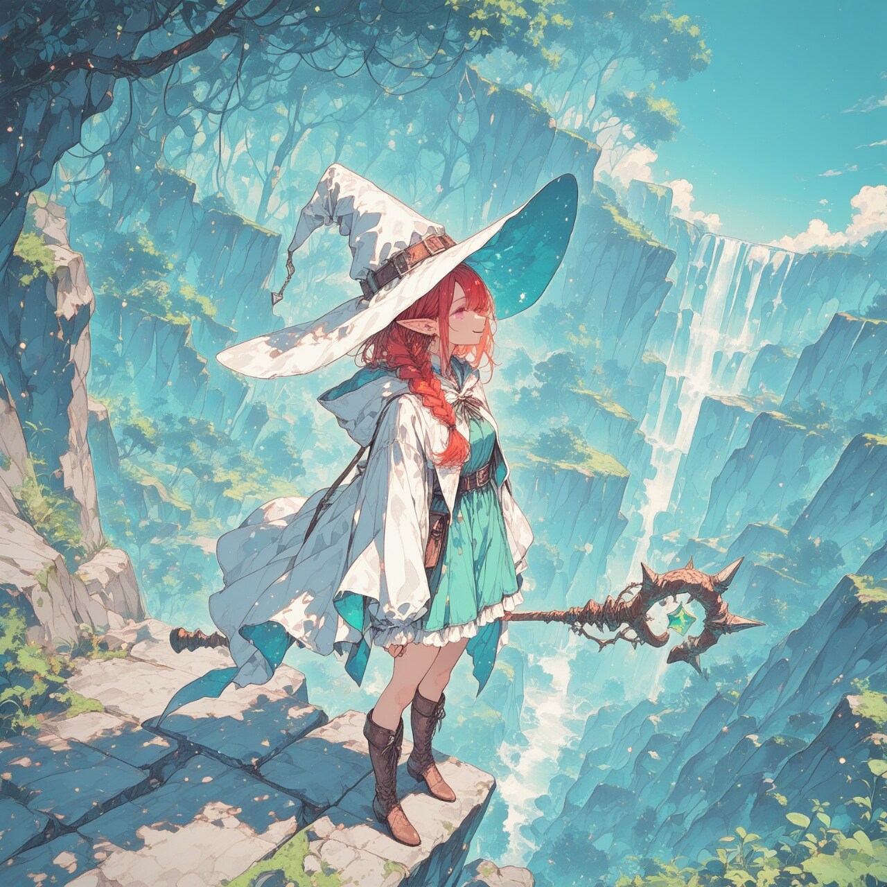 魔法使いの旅 | の人気AIイラスト・グラビア
