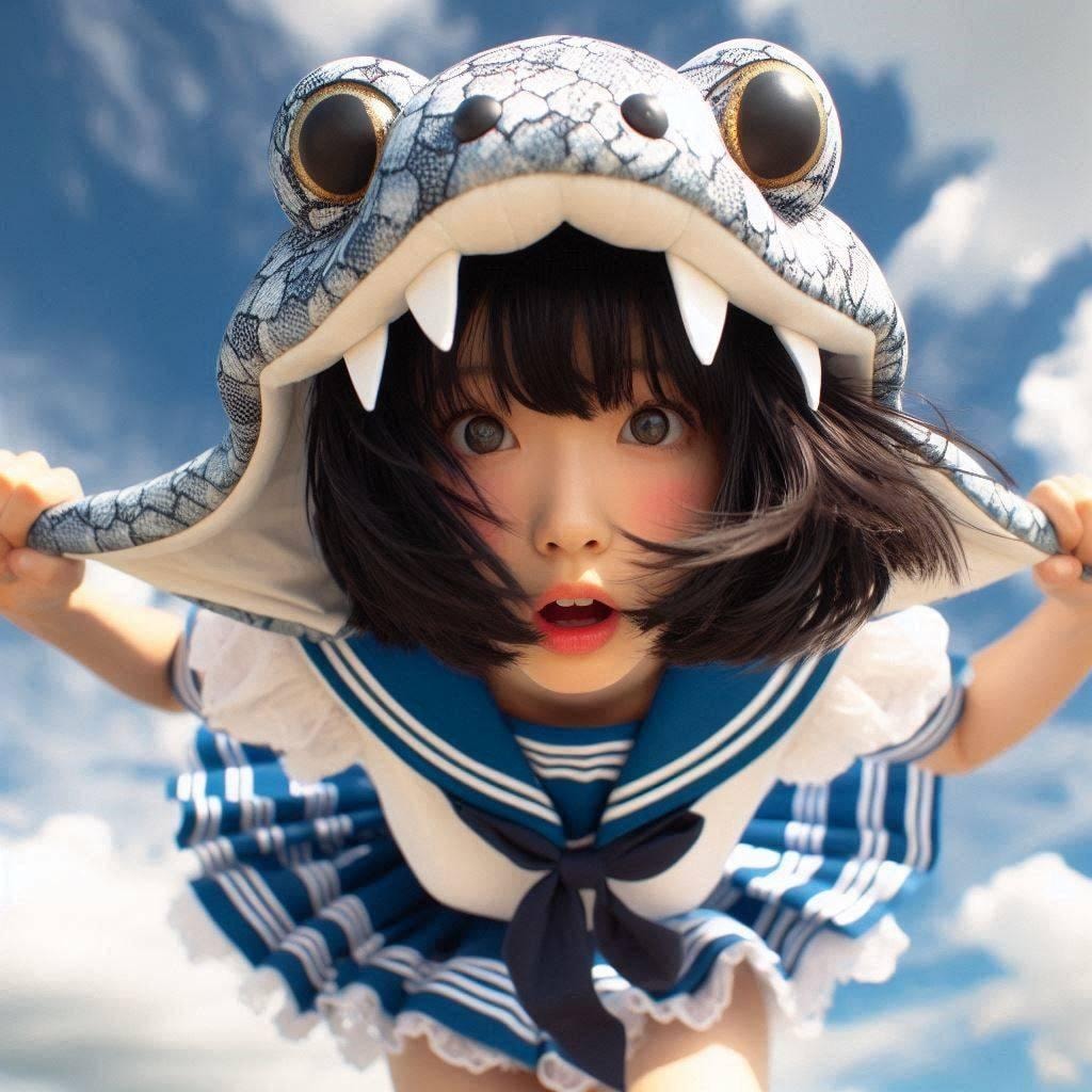 スカイダイビングで大はしゃぎノコ