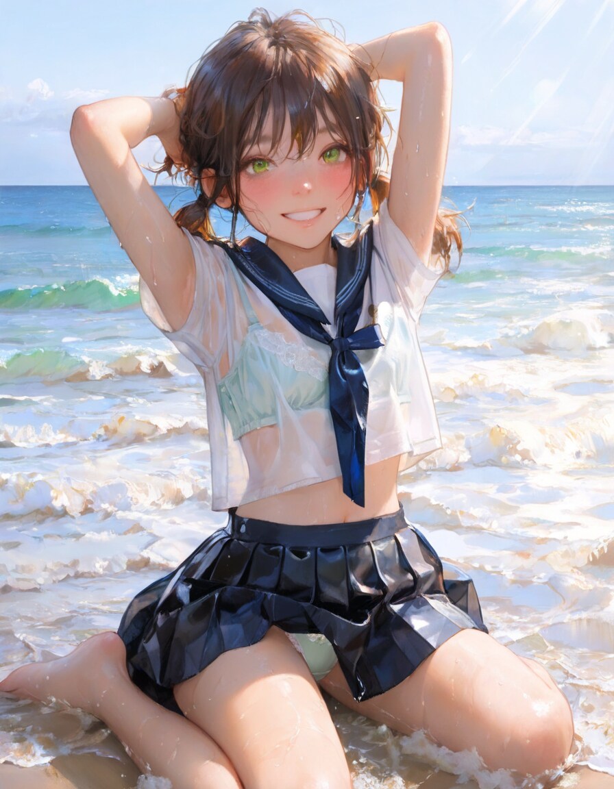 海とセーラー服