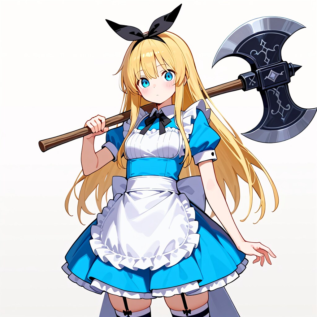 アリスに大きい武器を持たせようの会 | の人気AIイラスト・グラビア