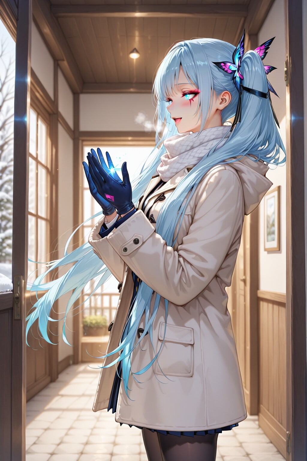 さむいので、、、