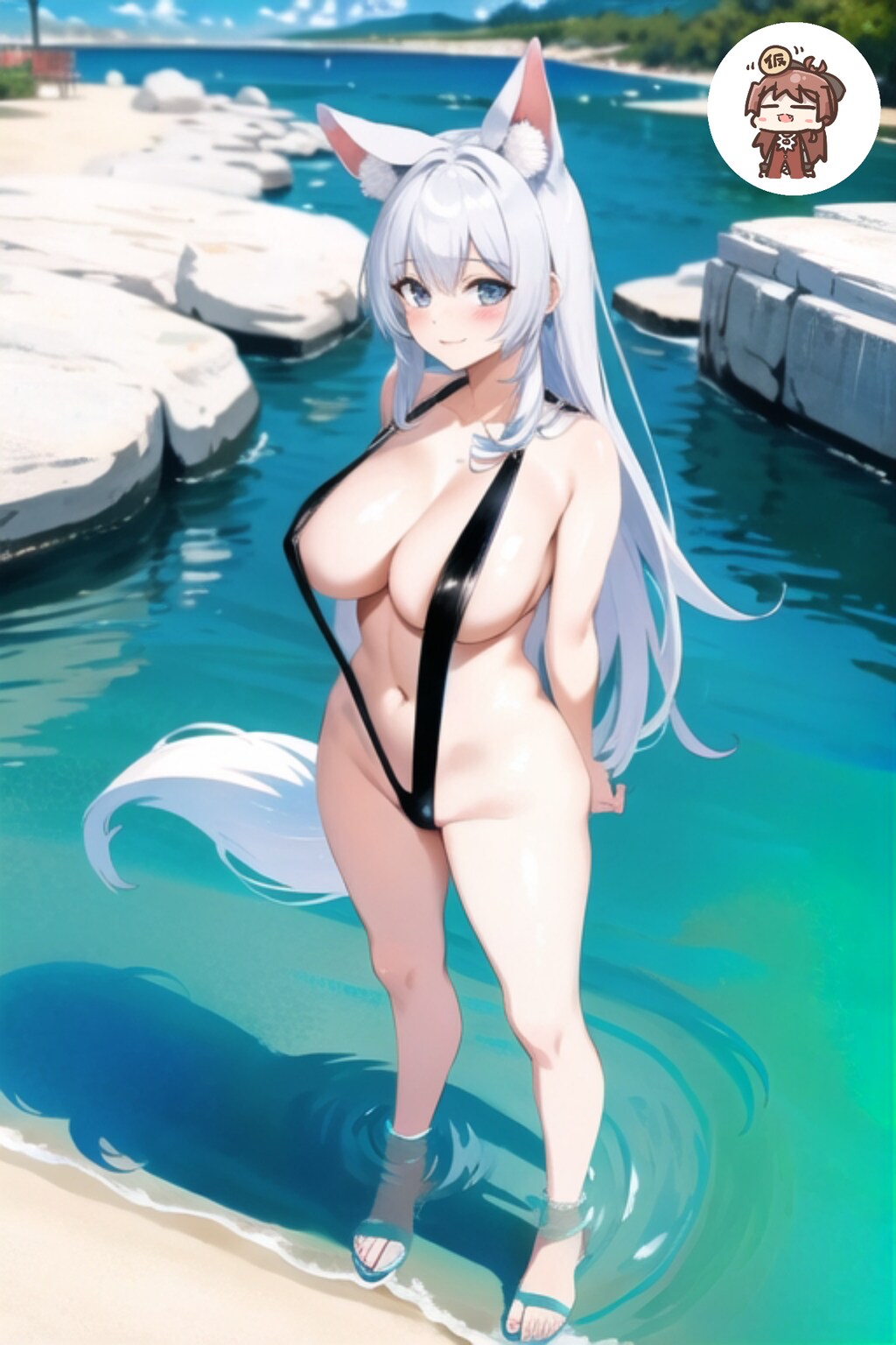 狐嫁の攻めた水著