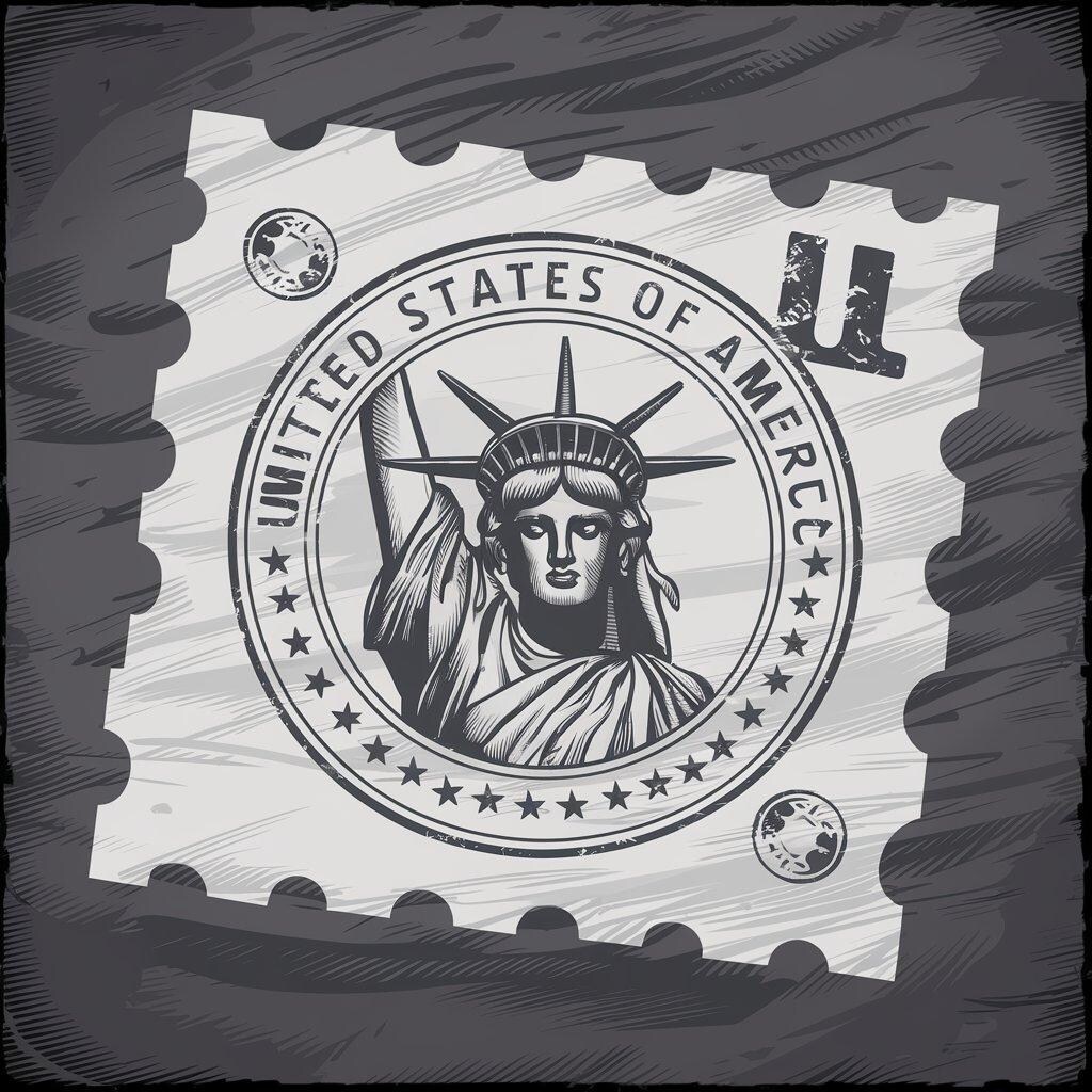 自由の女神で記念スタンプ