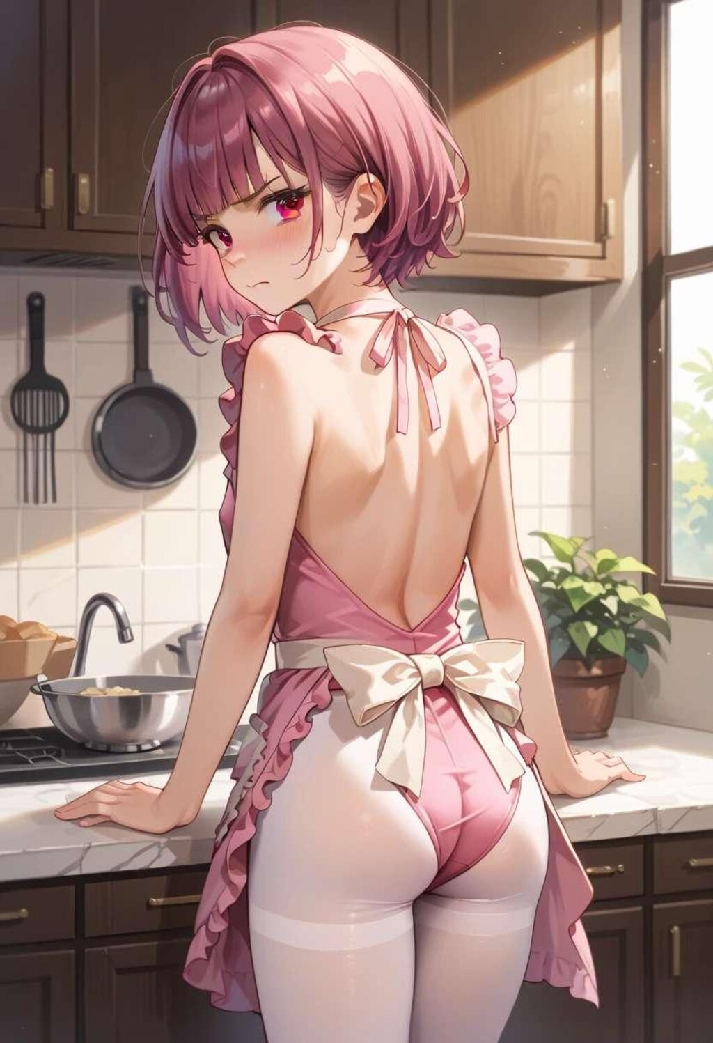 レオタードエプロン