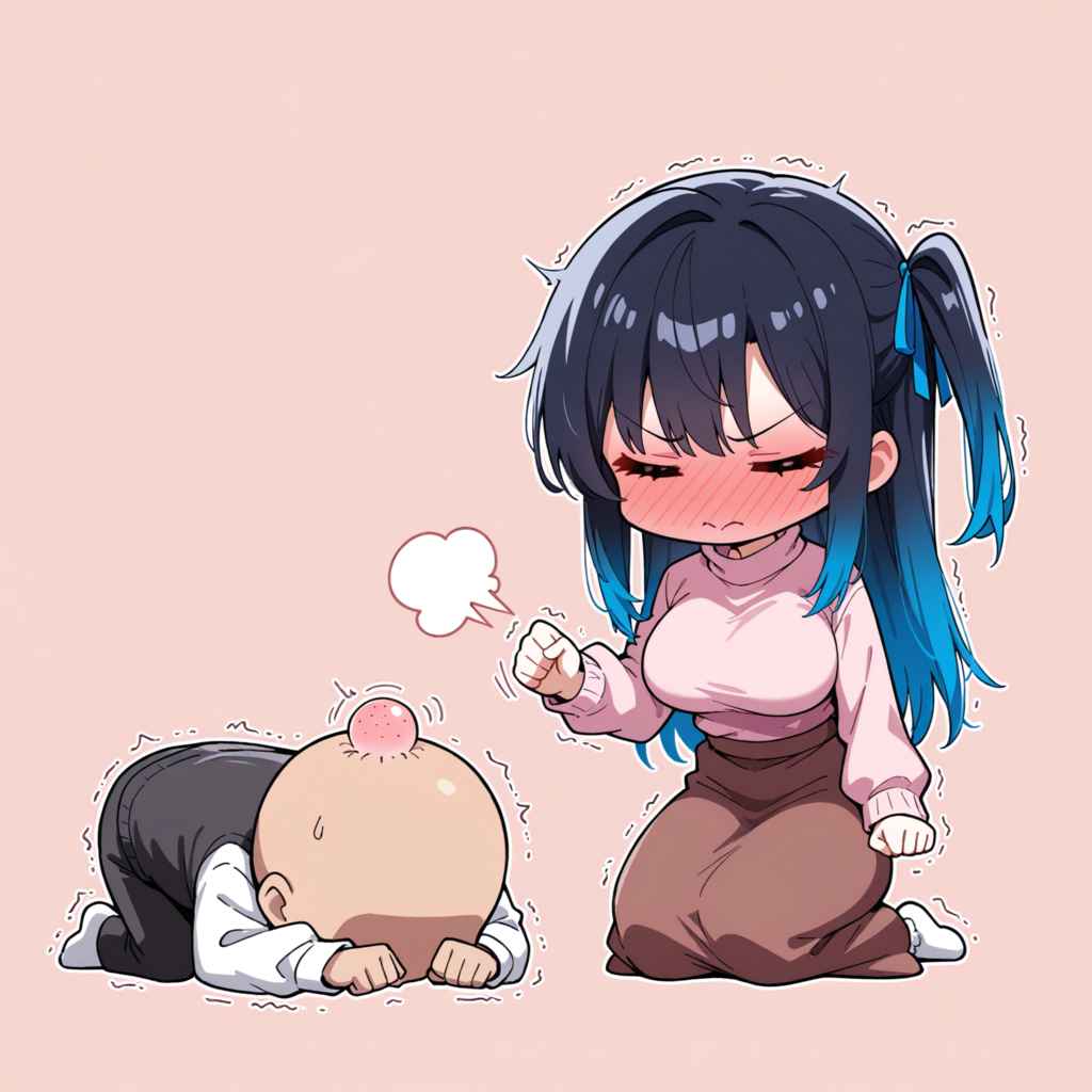 [4コマ] 我、スカートの中、探検せり