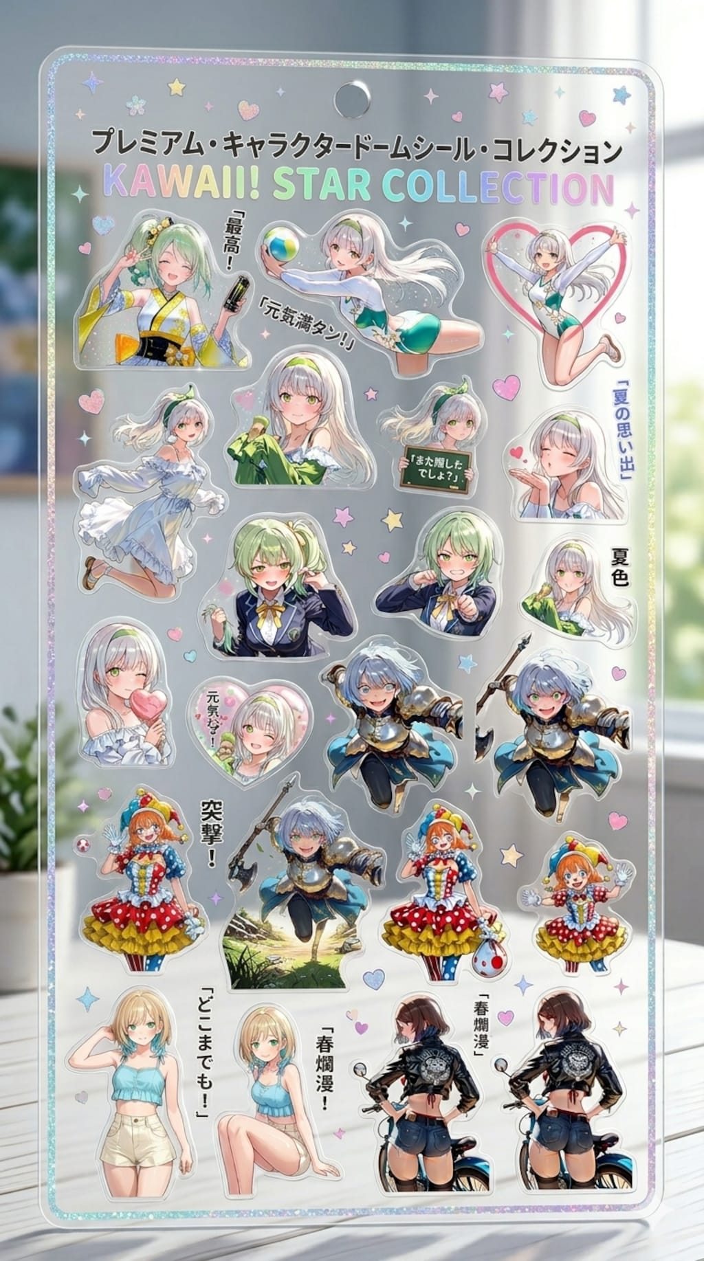 自キャラシール