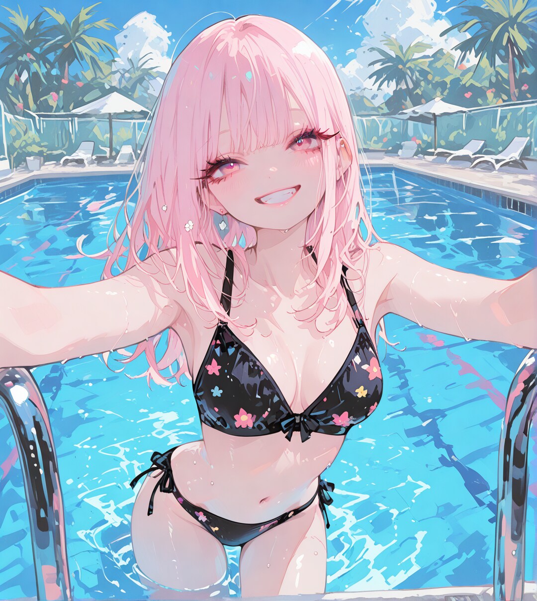 あ～泳ぎ疲れた！