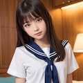 可愛いセーラー姿 4枚目