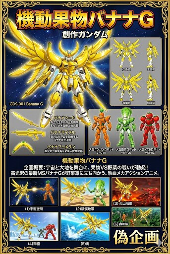 機動果物バナナG　創作ガンダム