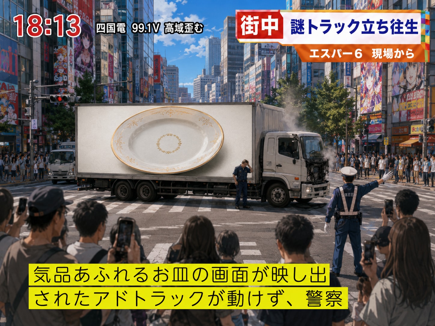 立ち往生