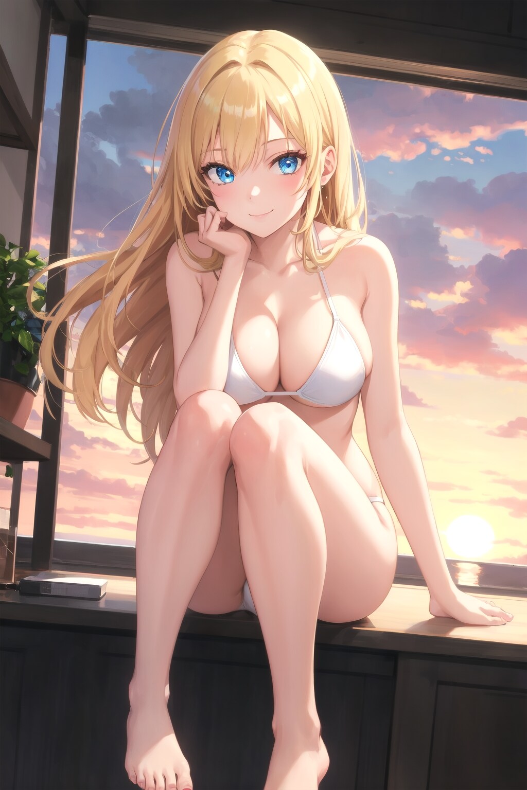 ちょっと！そんなに見つめられると恥ずかしいじゃない・・・