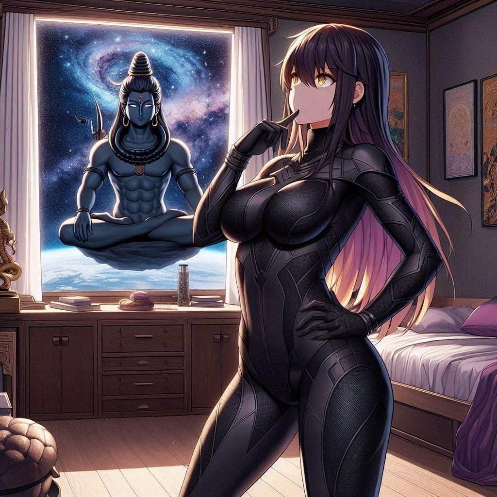 丸刈りの坊主の髪型・・・？後ろにプロンプト配置したせいか、けど意図的にコレ作ろうとすると