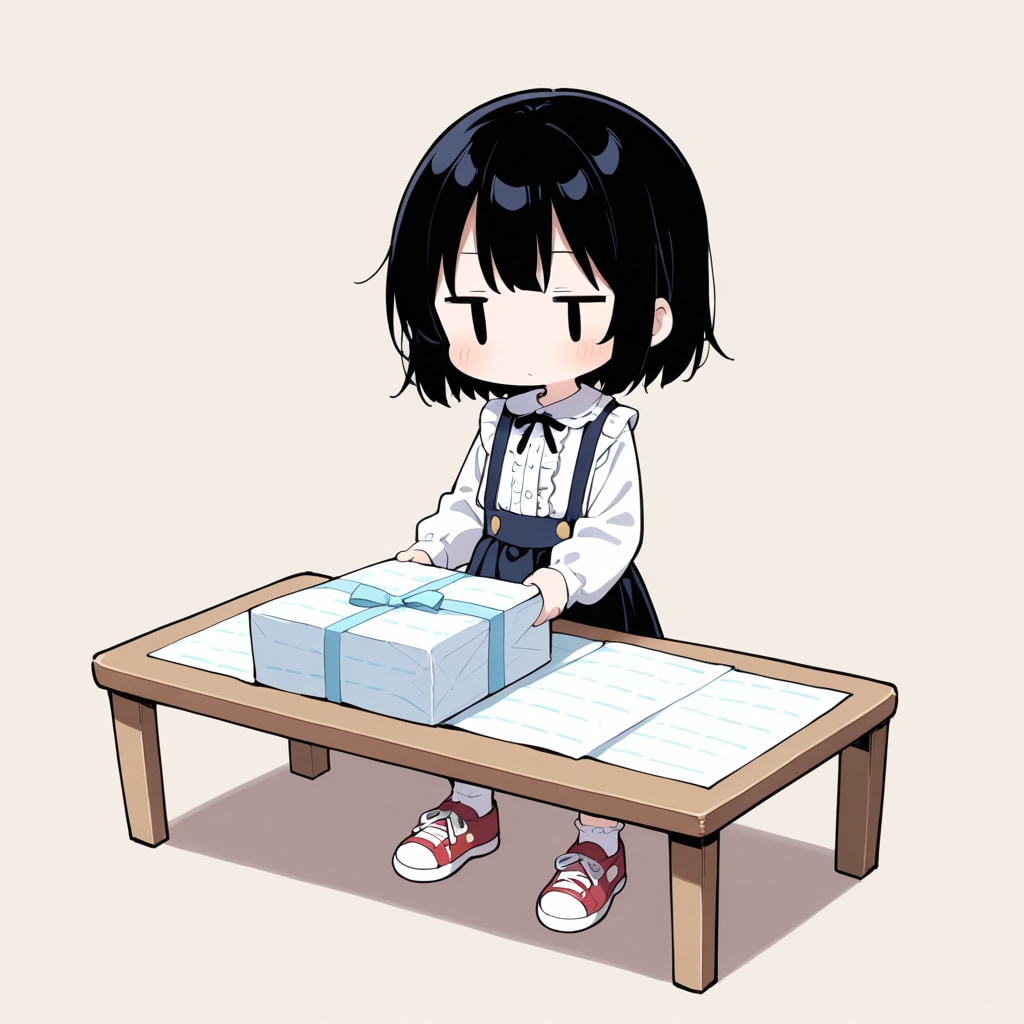 プレゼントを包んでみる