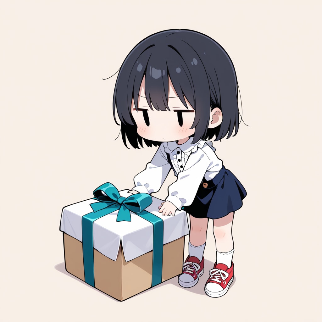 プレゼントを包んでみる