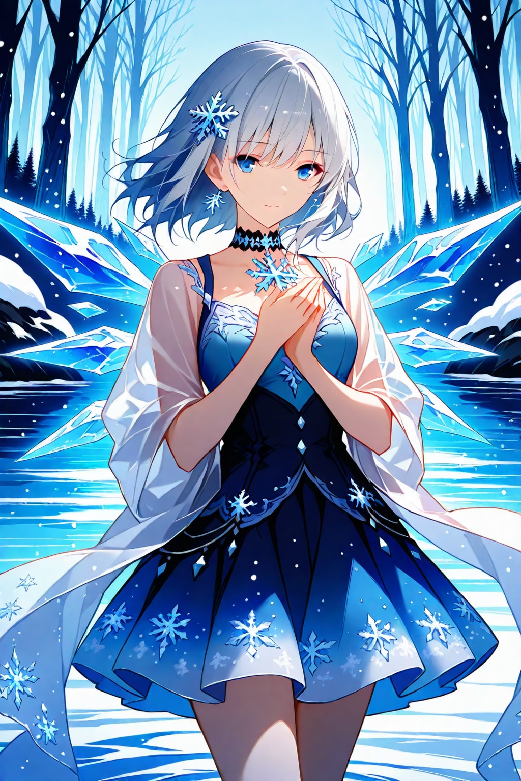 氷華の誓い | の人気AIイラスト・グラビア