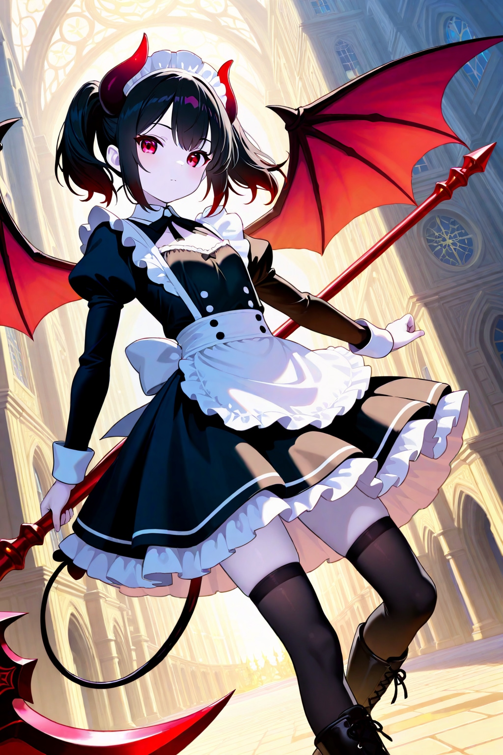 魔人のメイド戦士 | の人気AIイラスト・グラビア