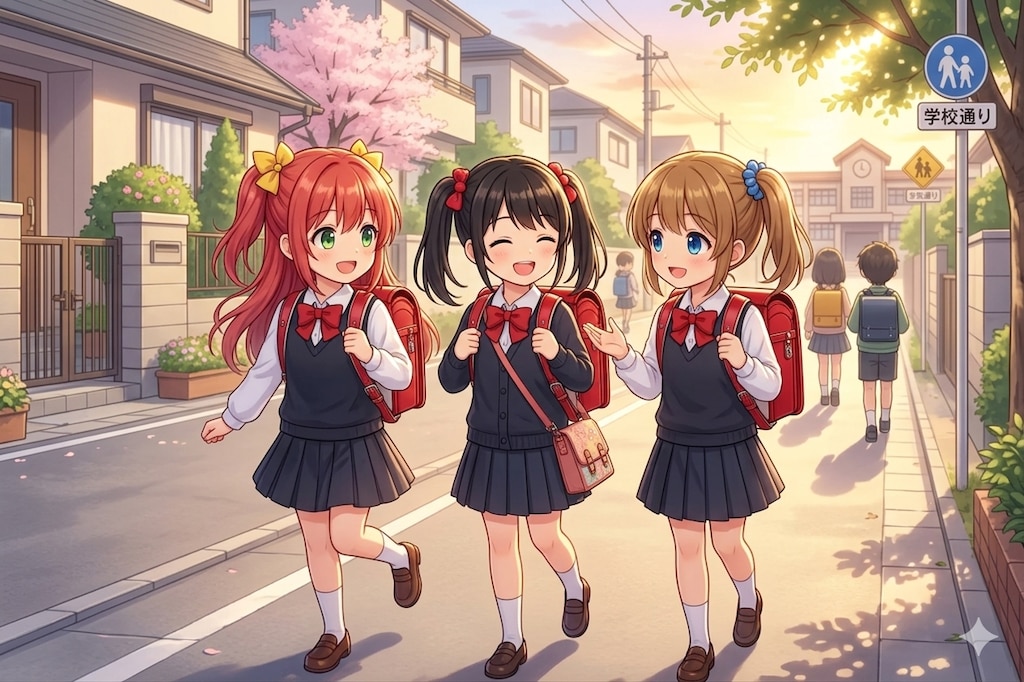 仲良し３人組の入学式後の帰り道とその後