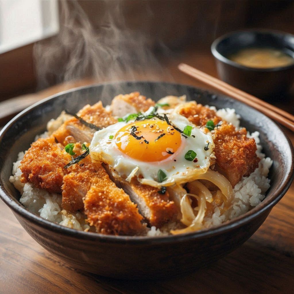 卵でとじられないカツ丼 | の人気AIイラスト・グラビア