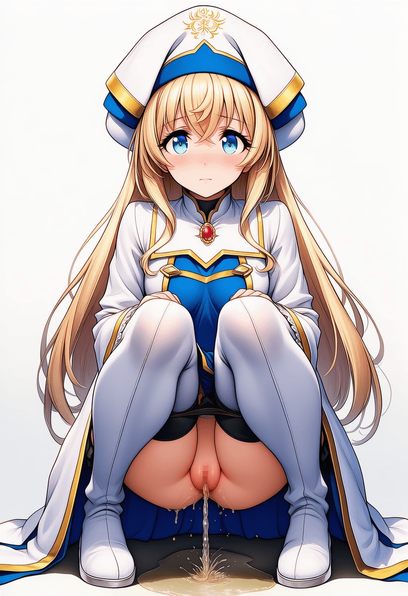 お漏らし　女神官