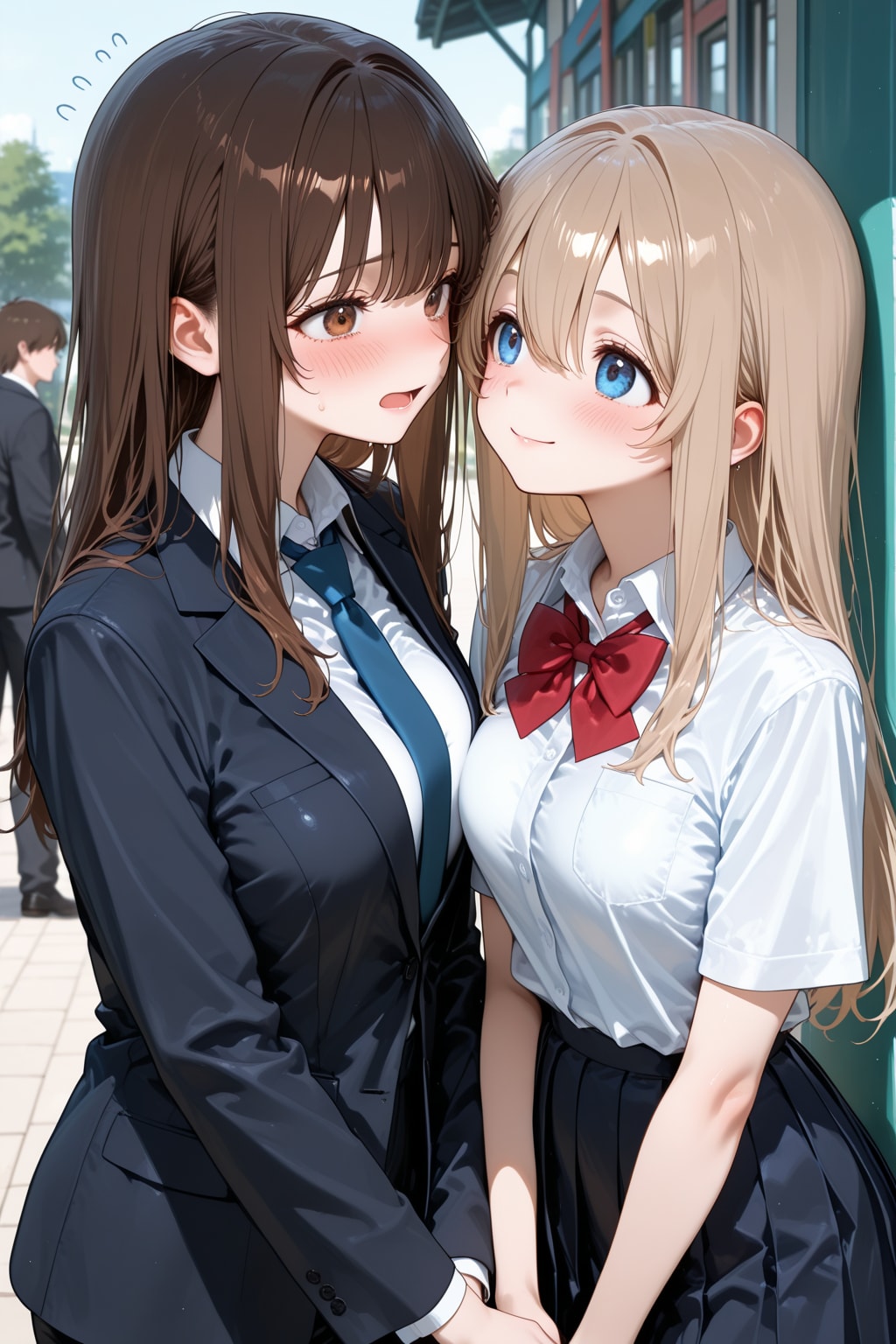 [がぞうどうぞ]あとは若いお二人で🤭 | の人気AIイラスト・グラビア