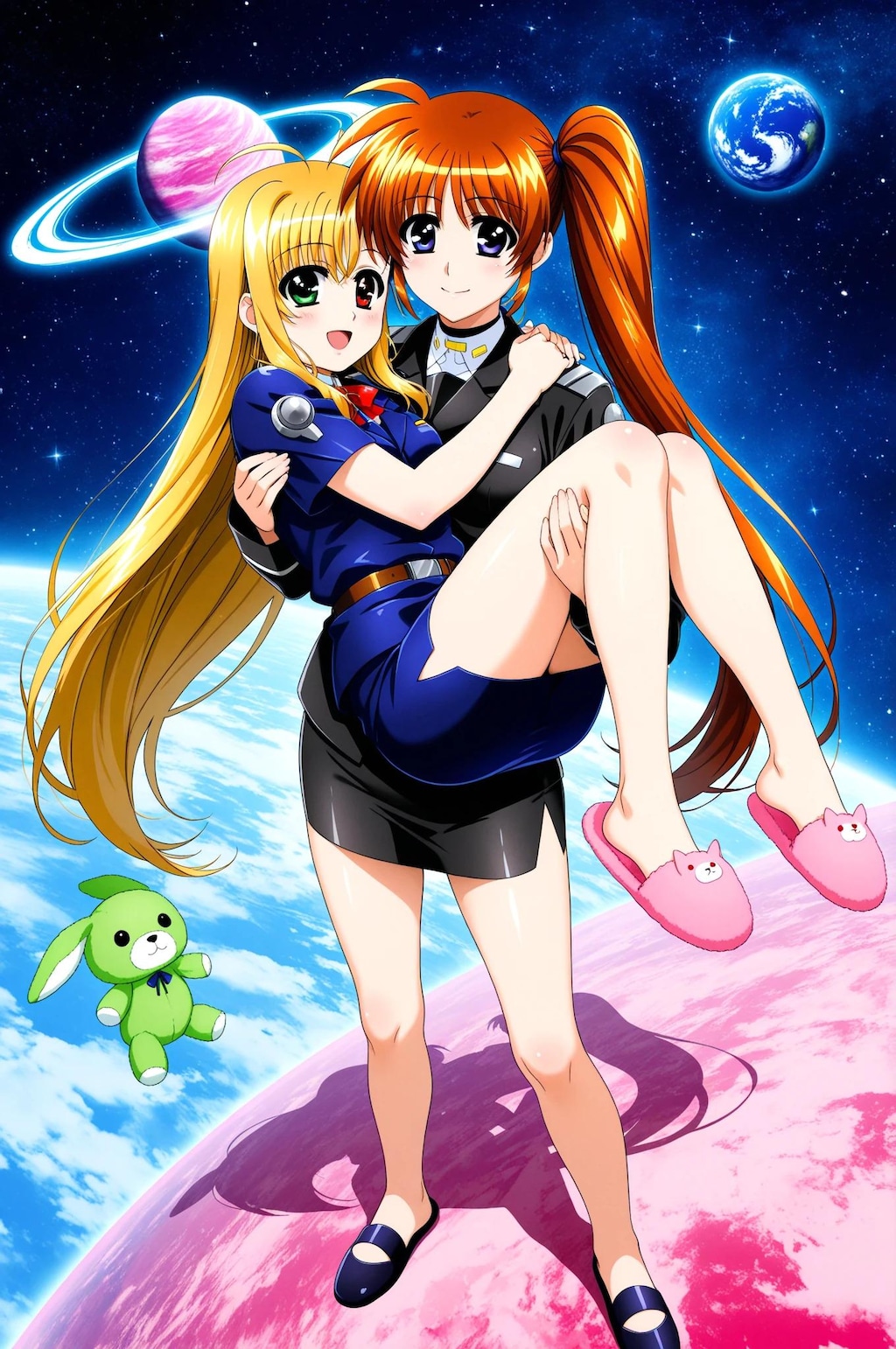 高町なのはとヴィヴィオ