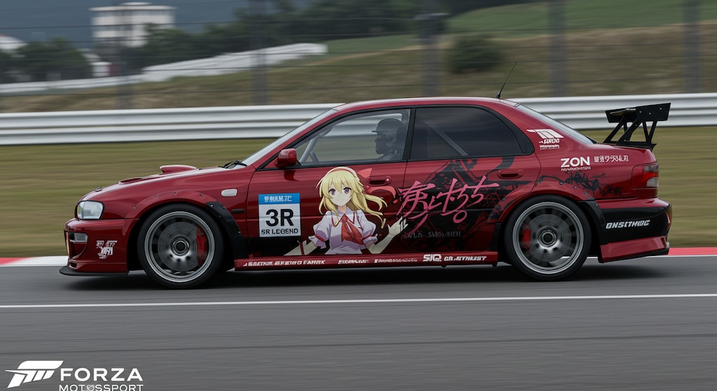 インプレッサWRXフランちゃん痛車