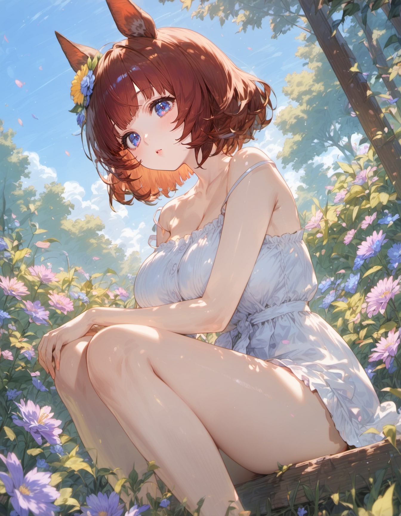 Horse in the Garden | の人気AIイラスト・グラビア