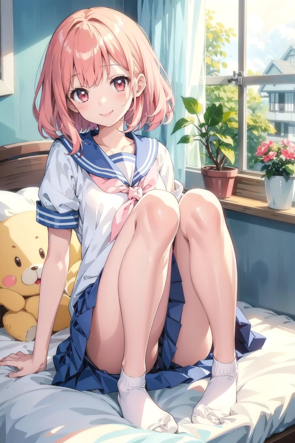體育座りjk