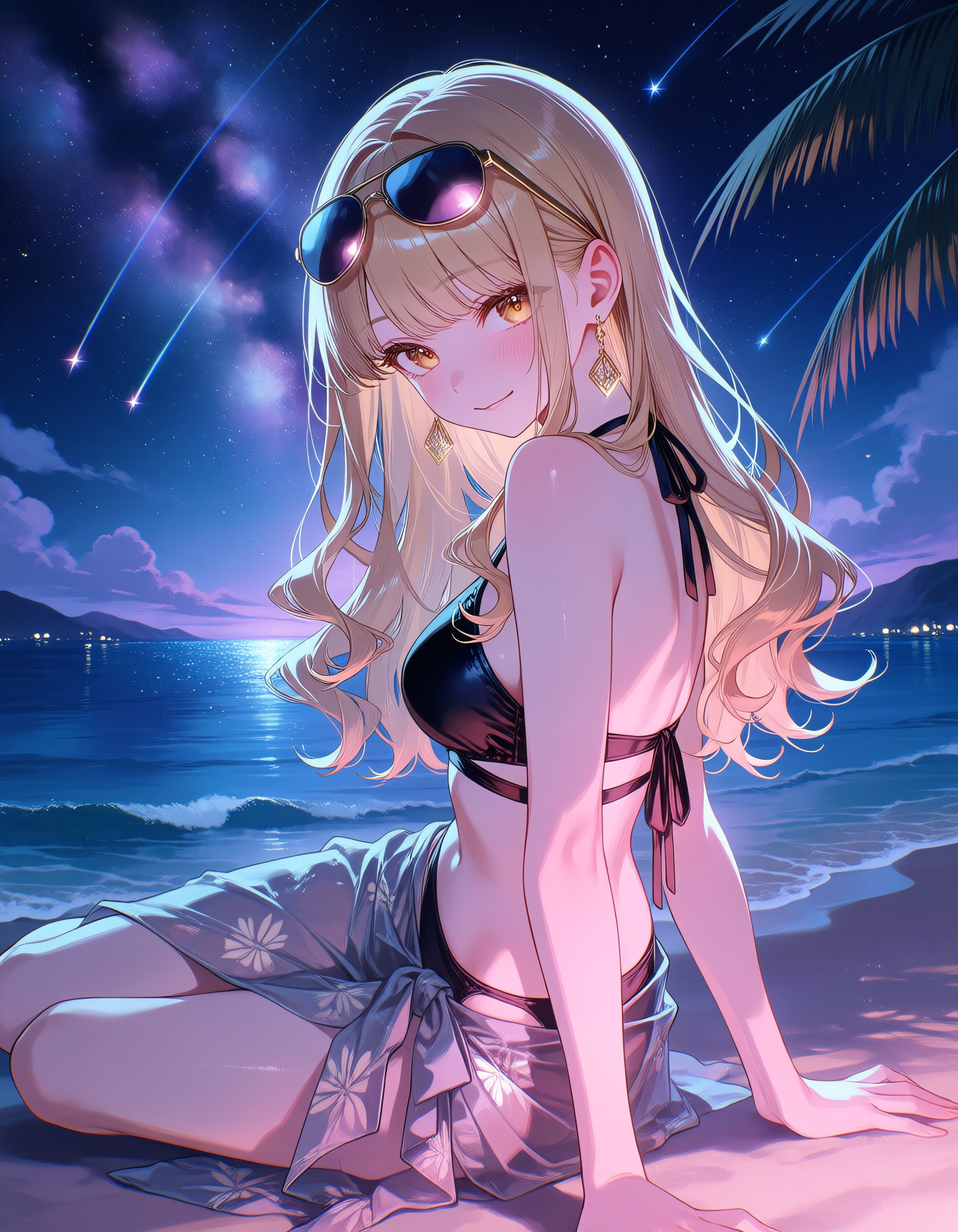 星がキレイですね