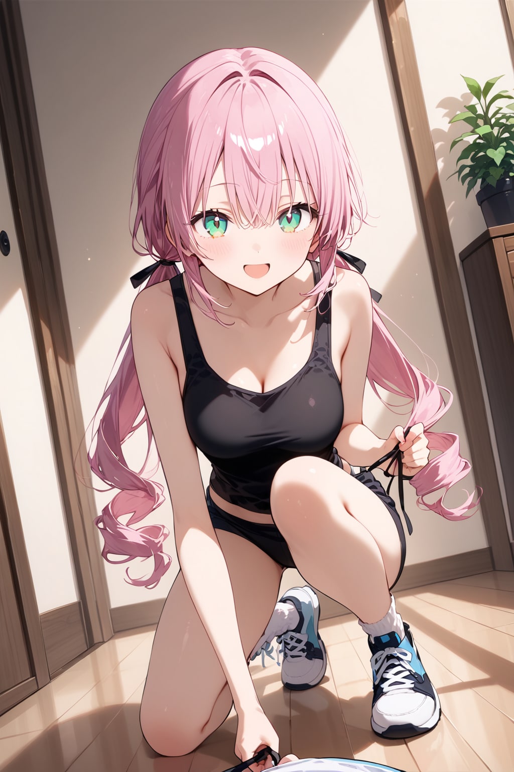 運動の秋の桃花