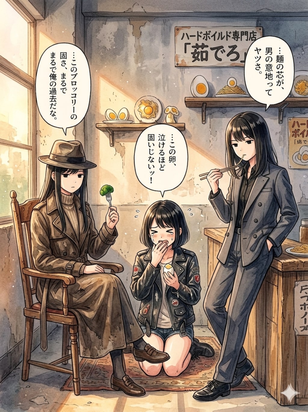 どうだいハードボイルドだろぉ～～