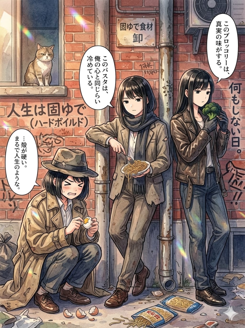 どうだいハードボイルドだろぉ～～