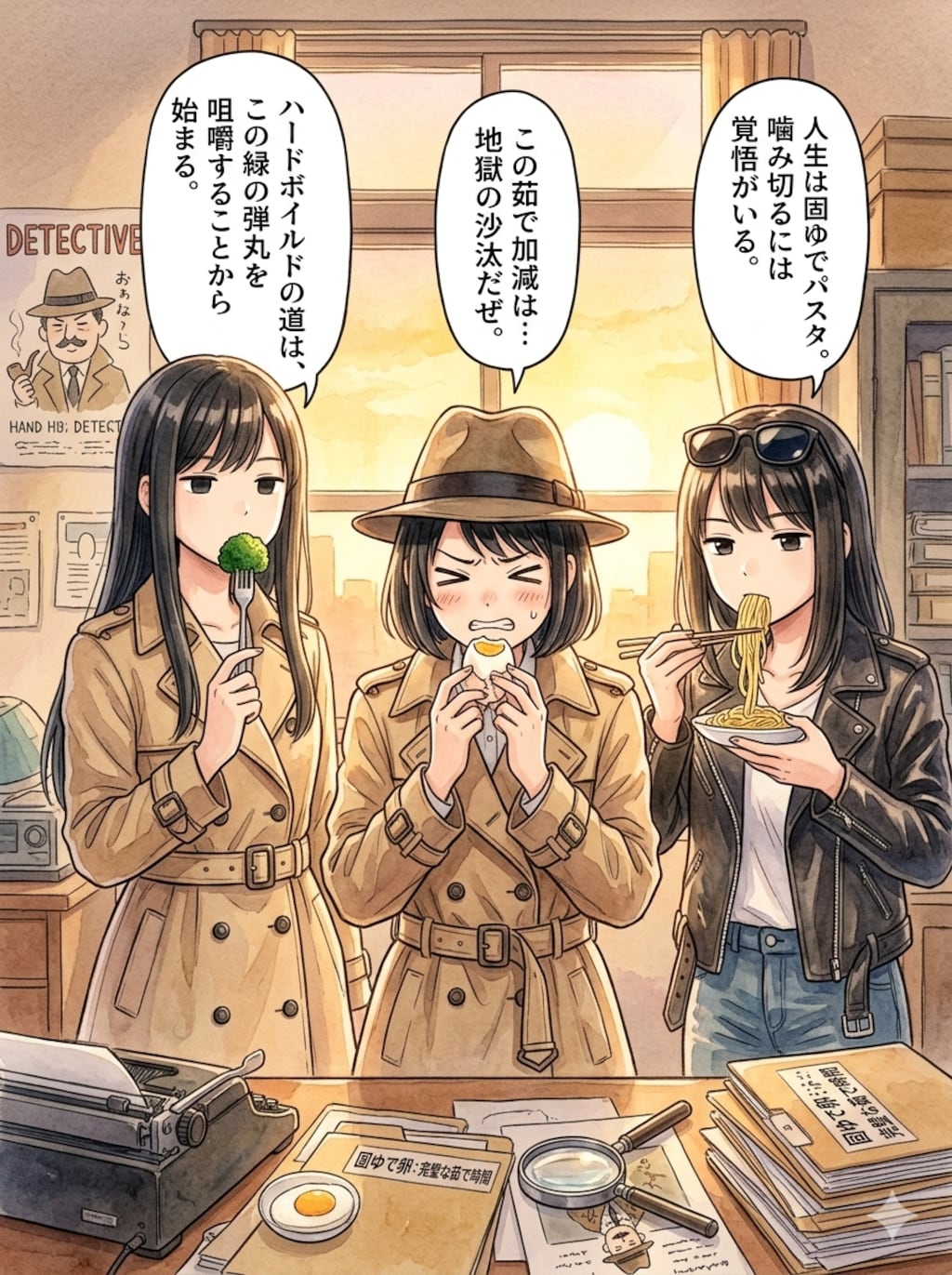 どうだいハードボイルドだろぉ～～