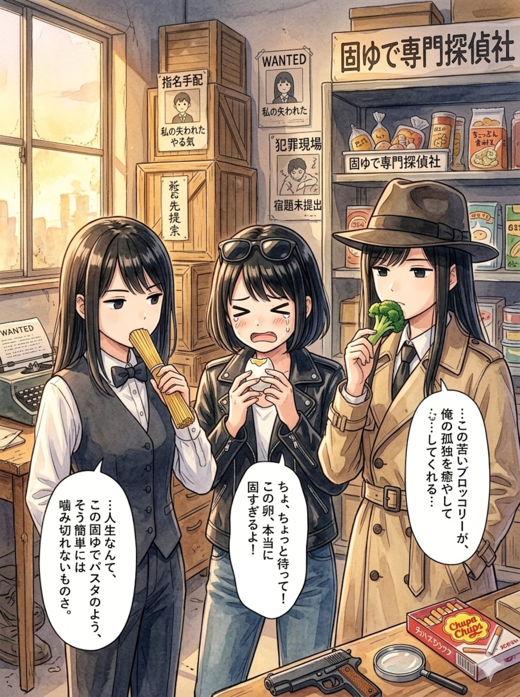 どうだいハードボイルドだろぉ～～