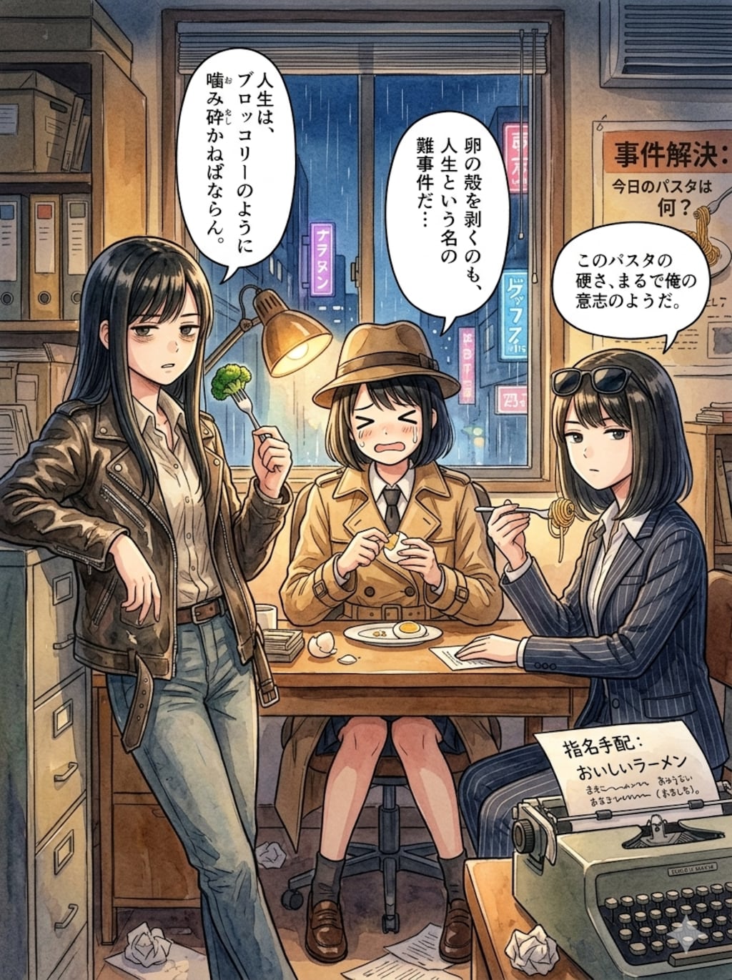 どうだいハードボイルドだろぉ～～