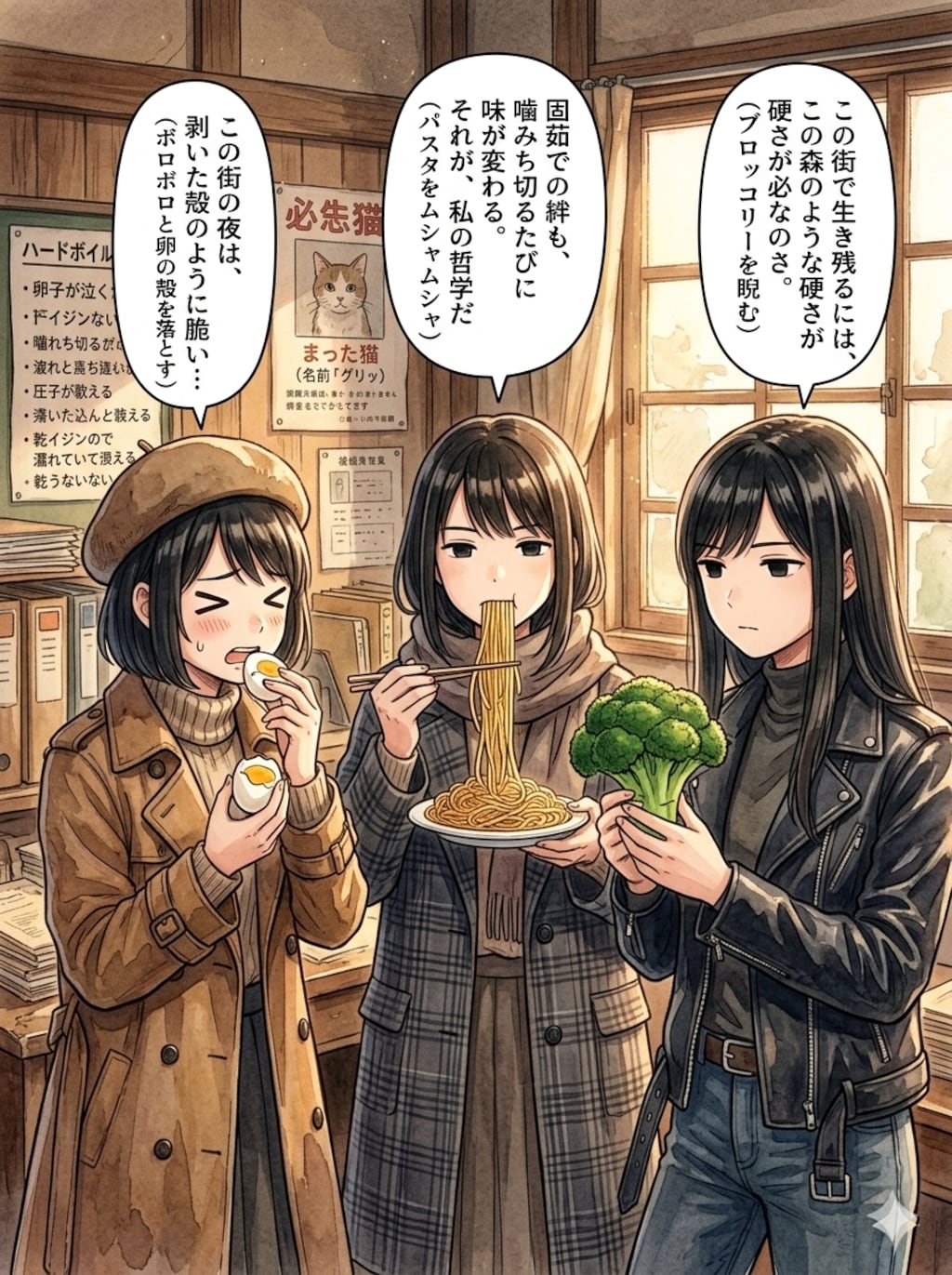 どうだいハードボイルドだろぉ～～