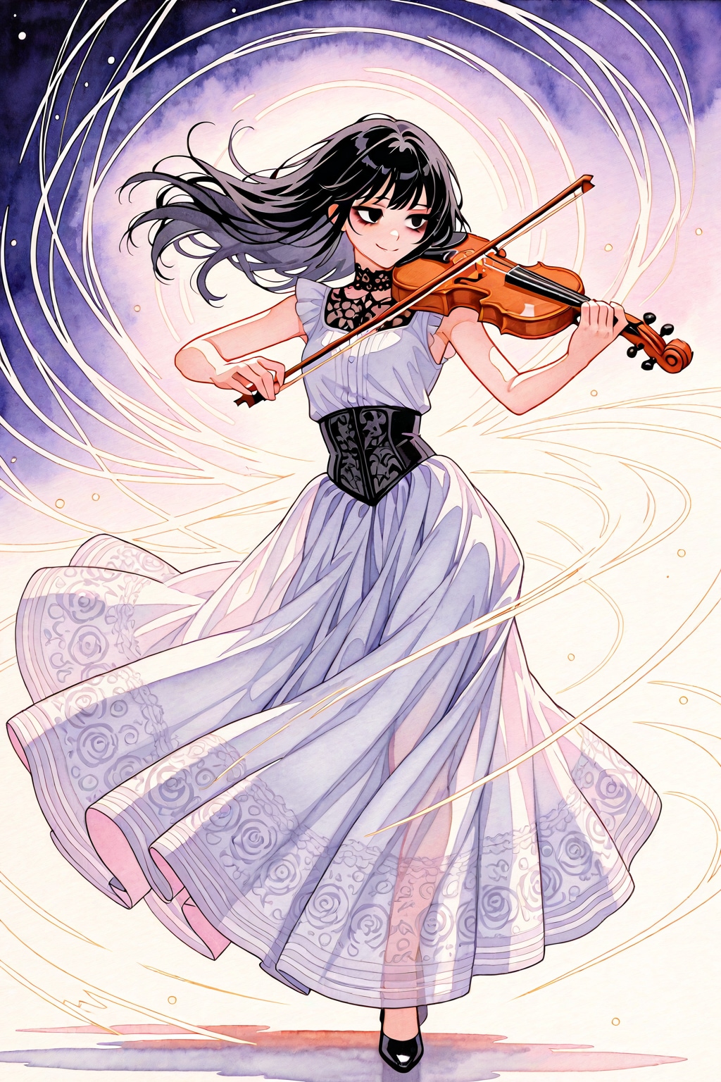 残念美人のバイオリン弾き | の人気AIイラスト・グラビア