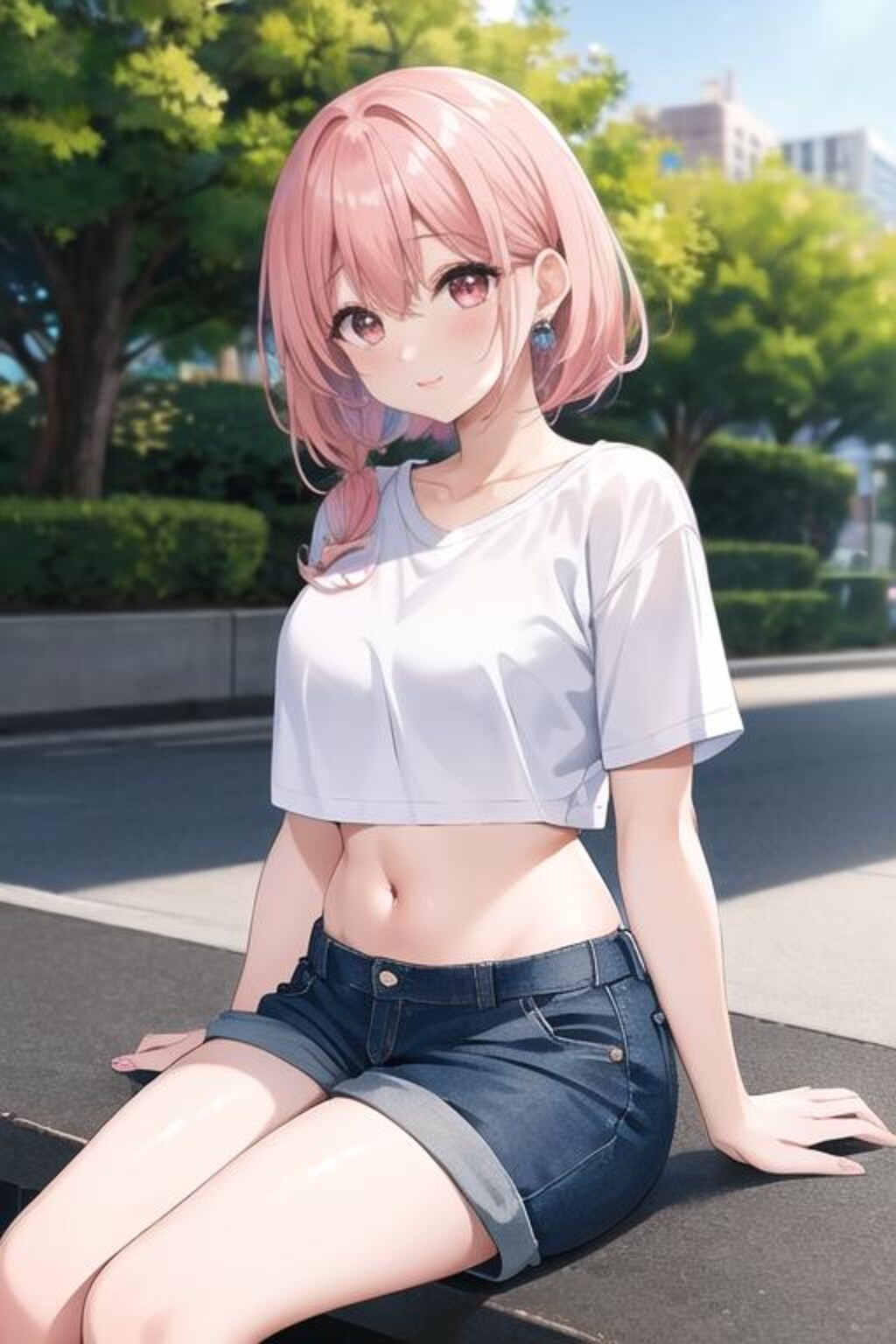 桃髪女子（公園ほか）