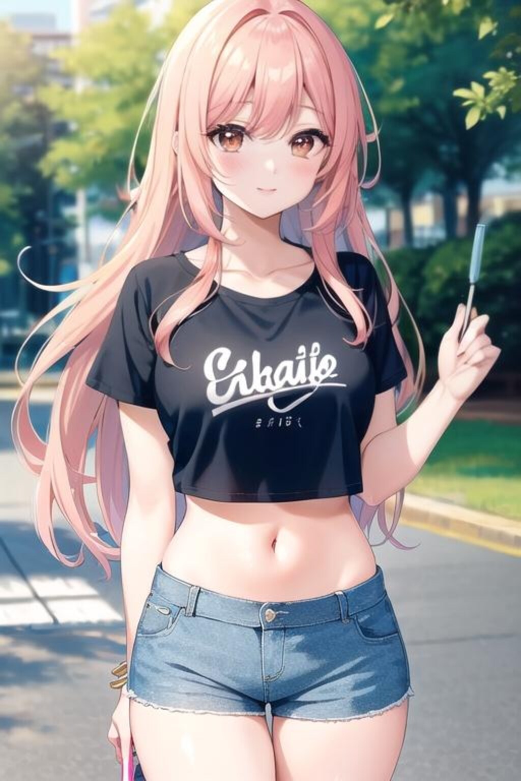 桃髪女子（公園ほか）