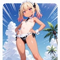 ごしゅじーん、この水着どうだーっ！ 4枚目