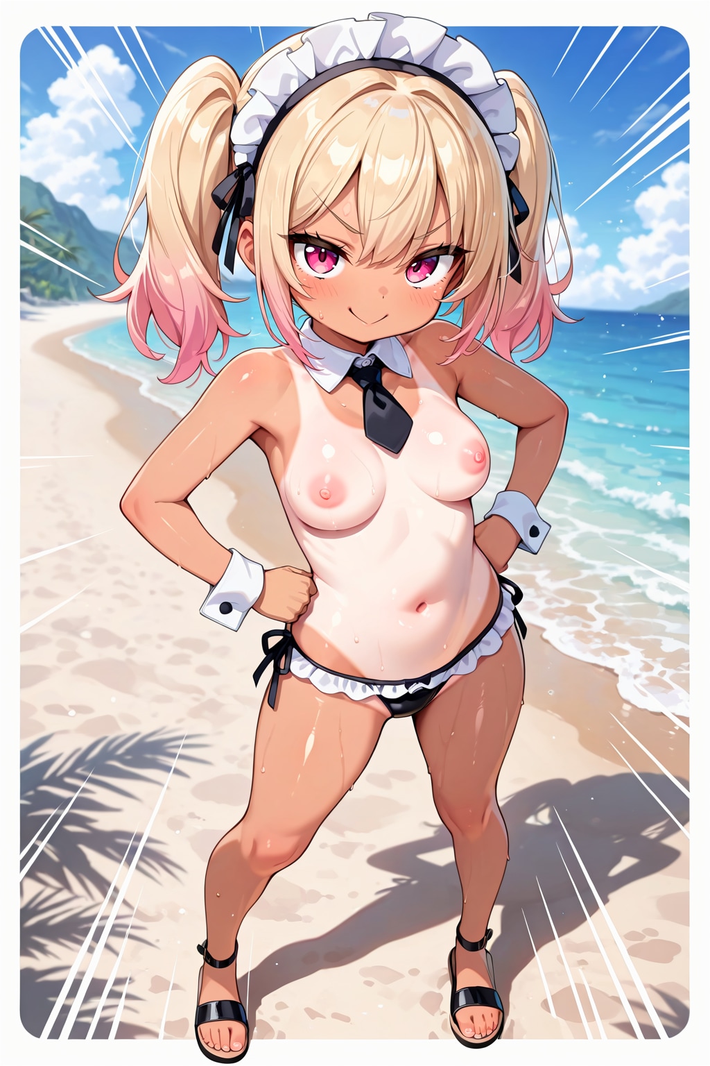 ごしゅじーん、この水着どうだーっ！