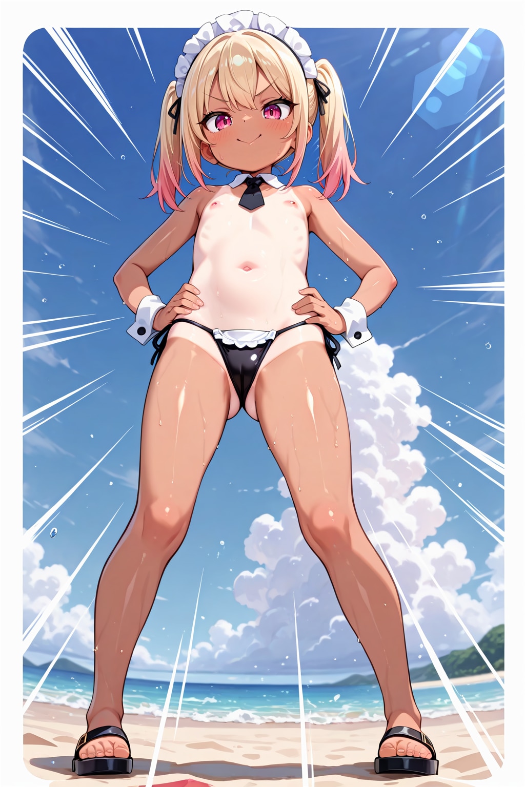 ごしゅじーん、この水着どうだーっ！