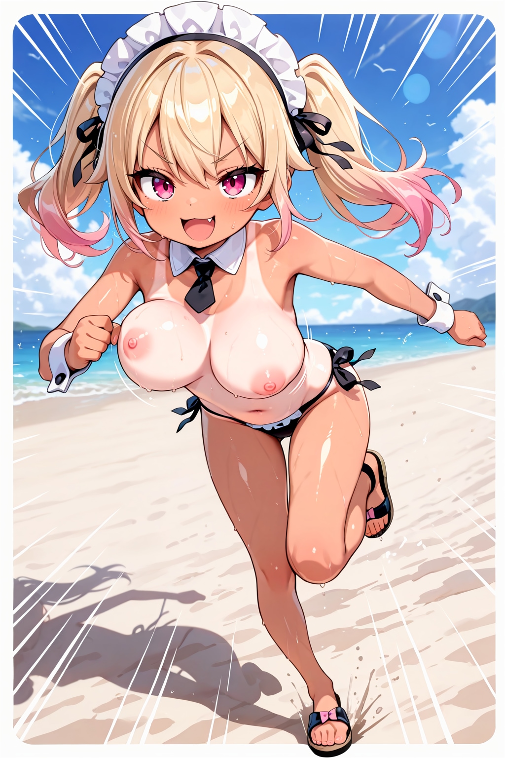 ごしゅじーん、この水着どうだーっ！